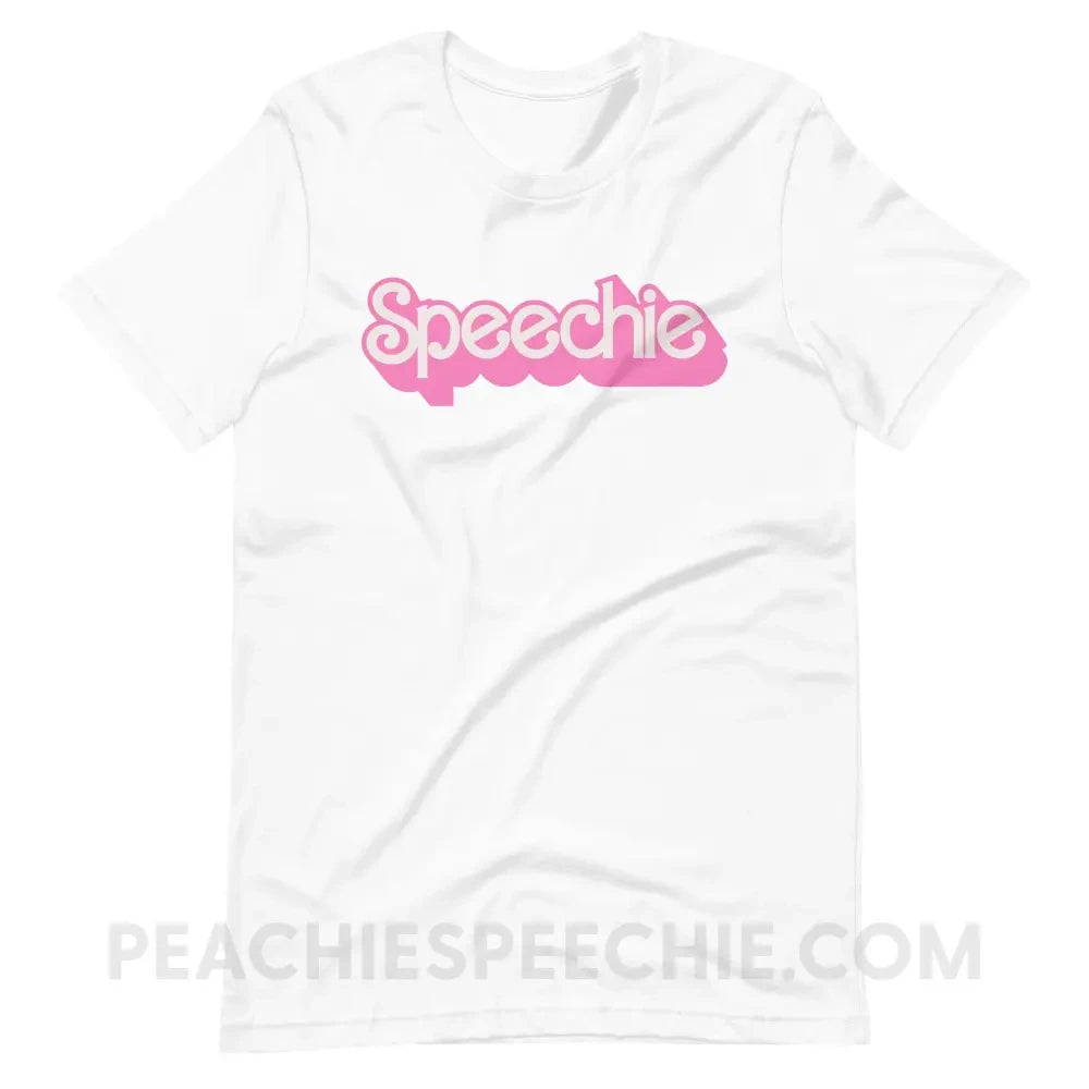 Speechie Doll Premium Soft Tee - White / XS - peachiespeechie.com