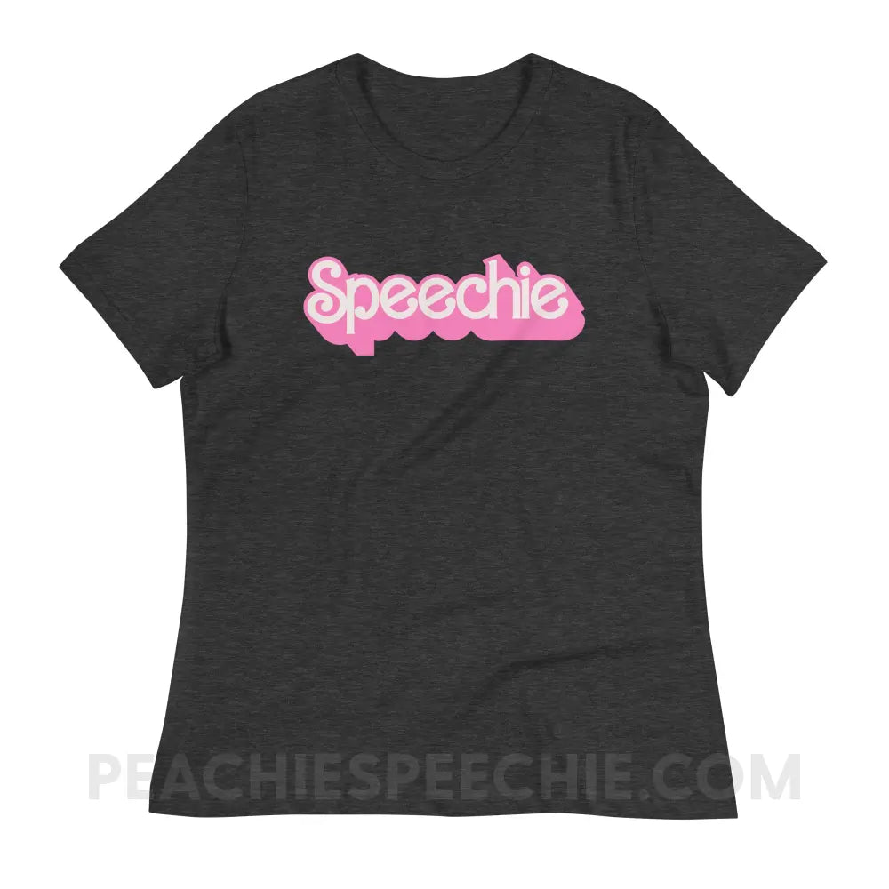 Speechie Doll Women’s Relaxed Tee - Dark Grey Heather / S peachiespeechie.com