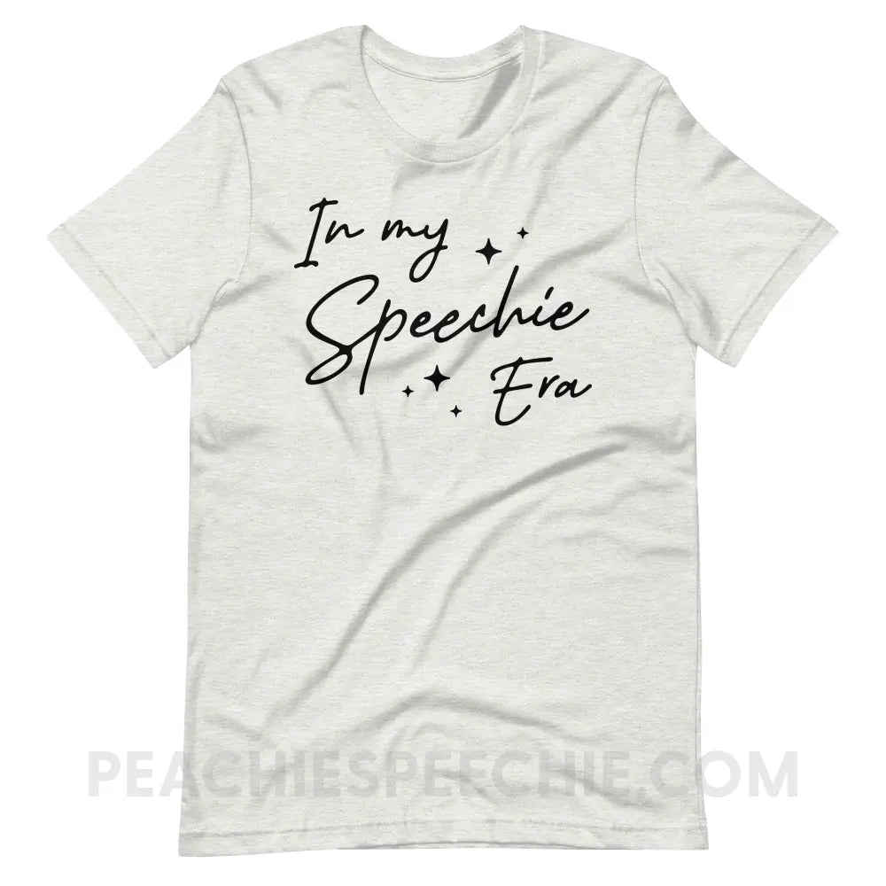 In My Speechie Era Premium Soft Tee - Ash / S - T-Shirts & Tops peachiespeechie.com