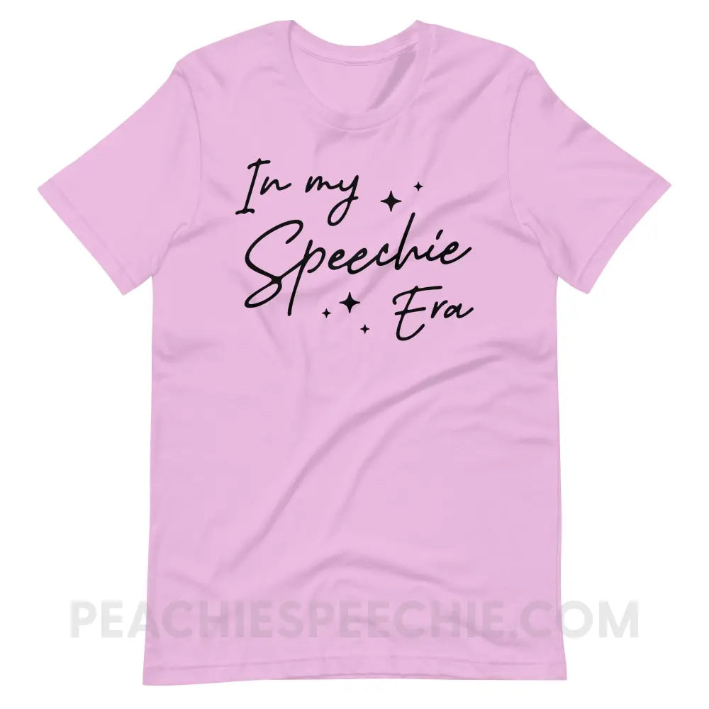 In My Speechie Era Premium Soft Tee - Lilac / S - T-Shirts & Tops peachiespeechie.com
