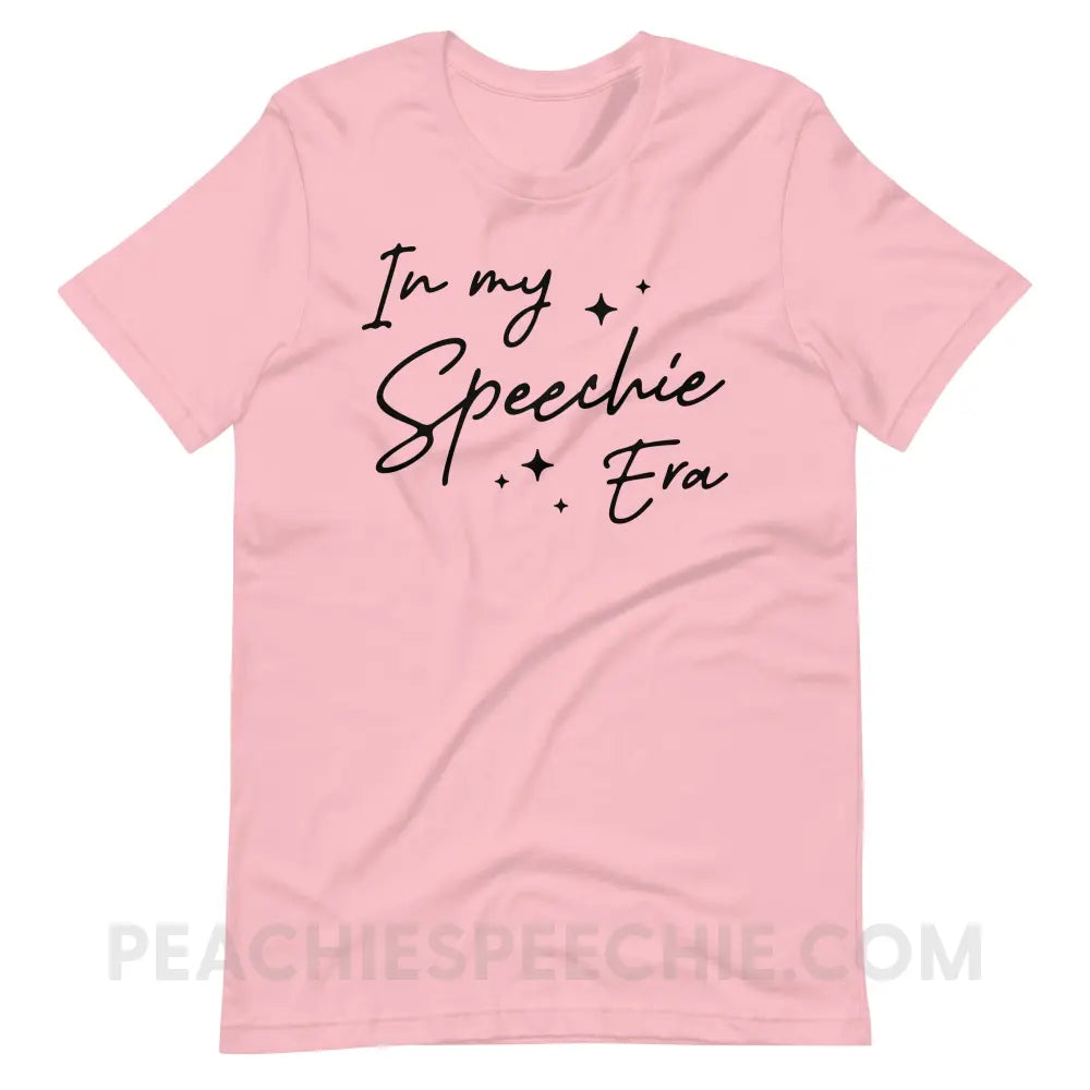 In My Speechie Era Premium Soft Tee - Pink / S - T-Shirts & Tops peachiespeechie.com