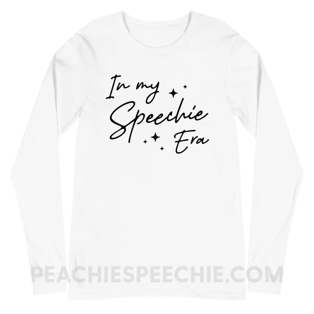 In My Speechie Era Premium Long Sleeve - White / XS - peachiespeechie.com