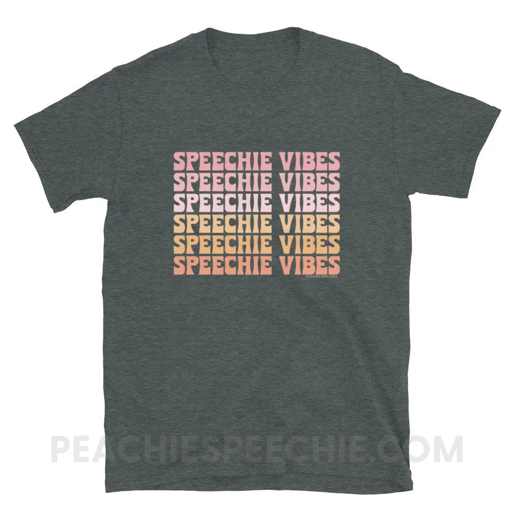 Speechie Vibes Classic Tee - Dark Heather / S - T-Shirt peachiespeechie.com