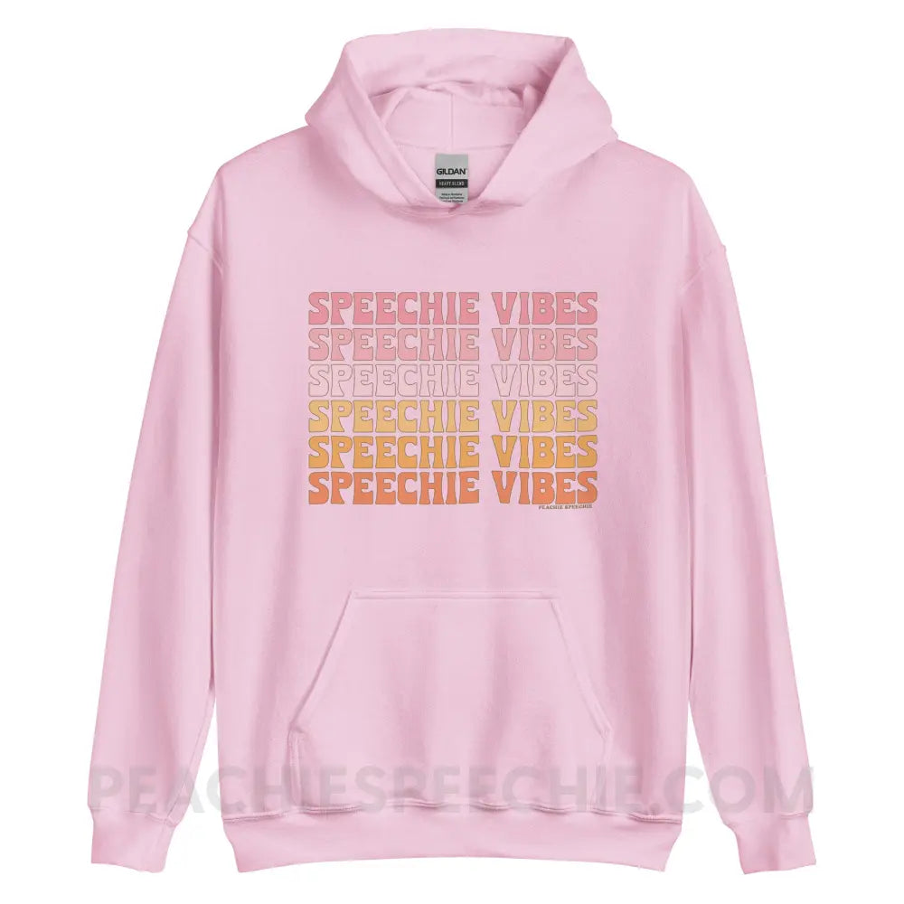 Speechie Vibes Classic Hoodie - Light Pink / S - peachiespeechie.com