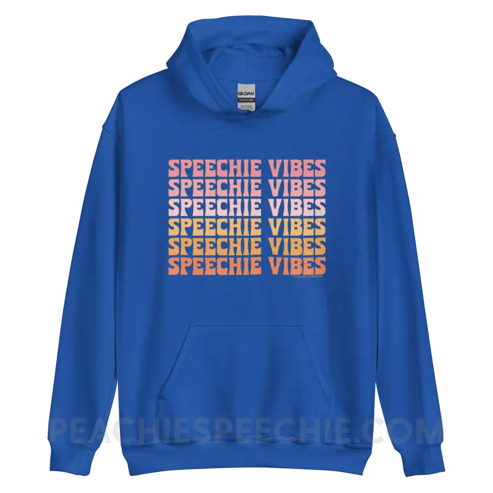 Speechie Vibes Classic Hoodie - Royal / S - peachiespeechie.com