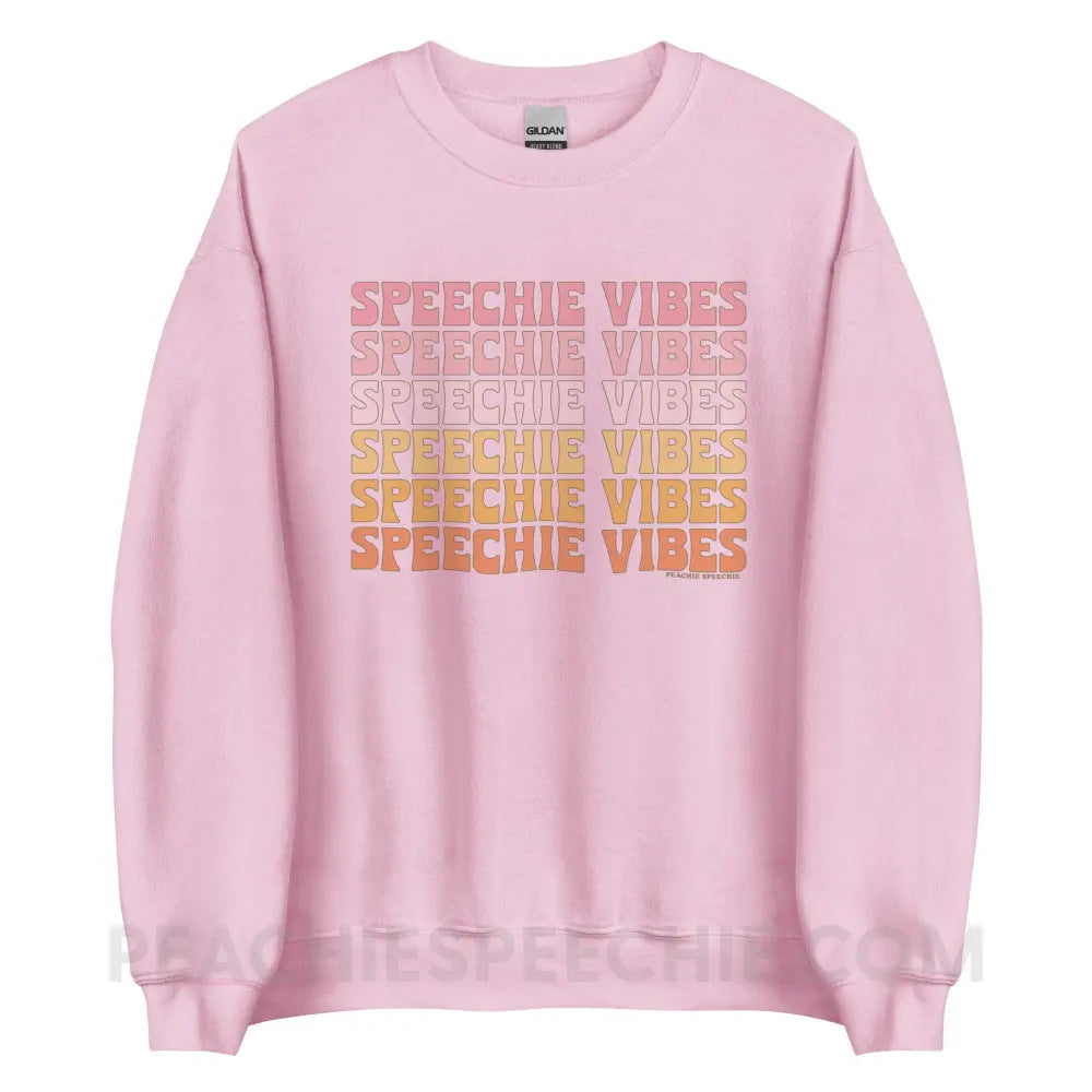 Speechie Vibes Classic Sweatshirt - Light Pink / S peachiespeechie.com