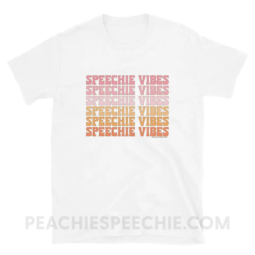 Speechie Vibes Classic Tee - White / S - T-Shirt peachiespeechie.com