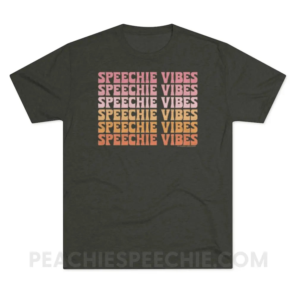 Speechie Vibes Vintage Tri-Blend - Macchiato / S - T-Shirt peachiespeechie.com