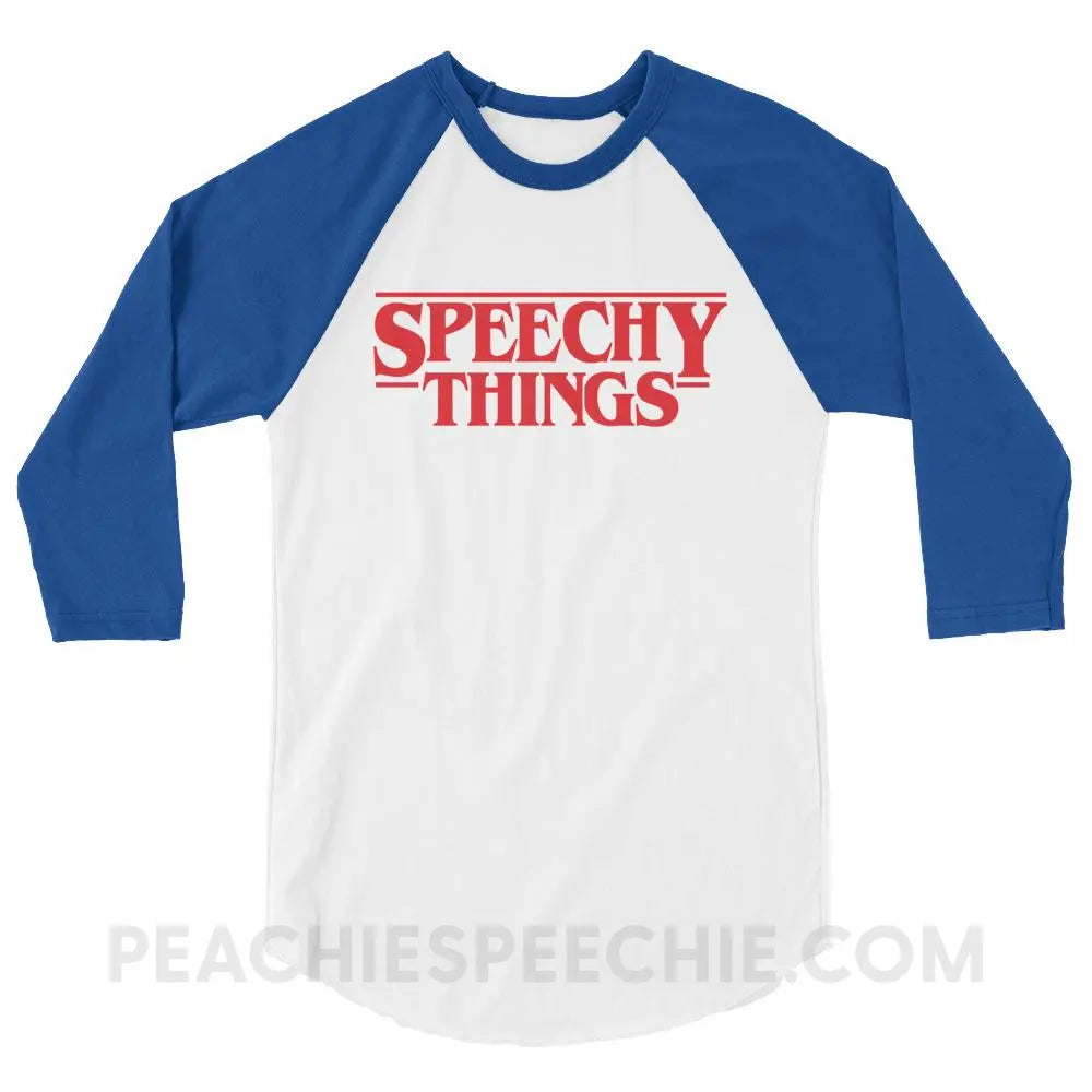 Speechy Things Baseball Tee - T-Shirts & Tops peachiespeechie.com