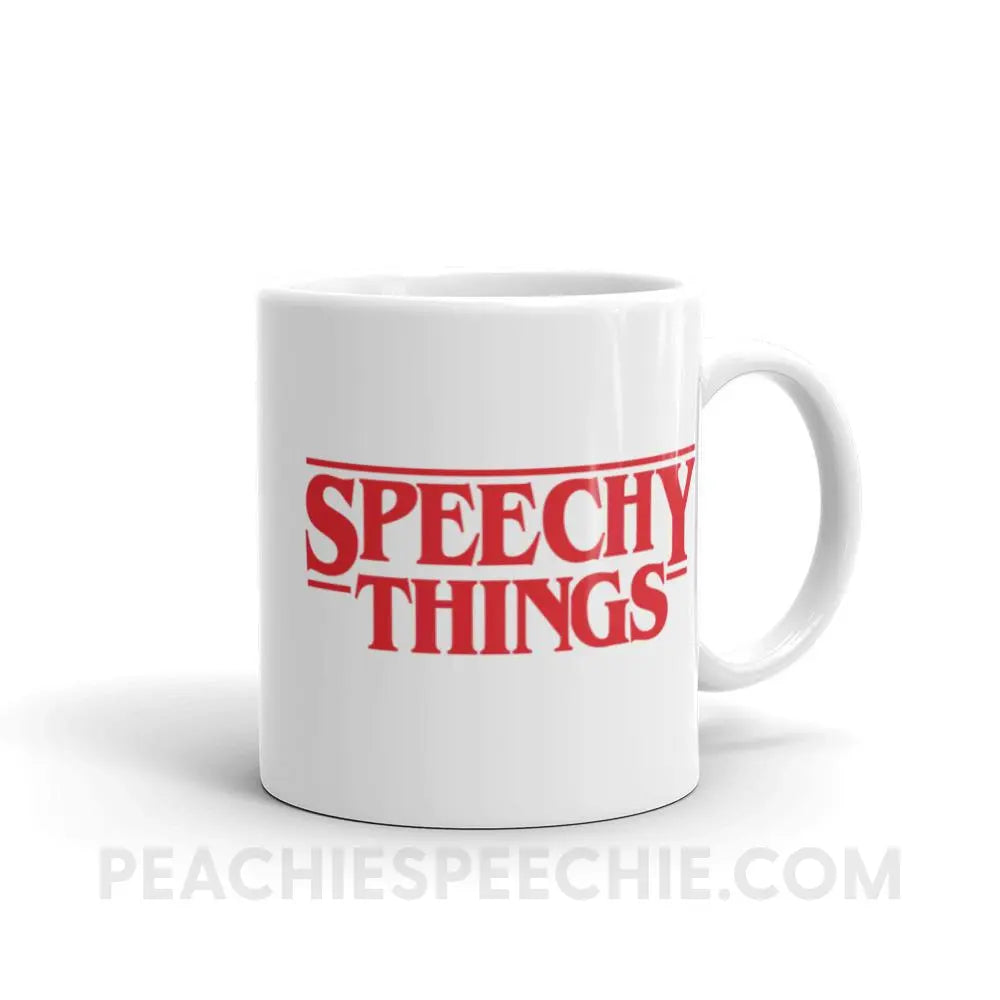 Speechy Things Coffee Mug - 11oz - Mugs peachiespeechie.com