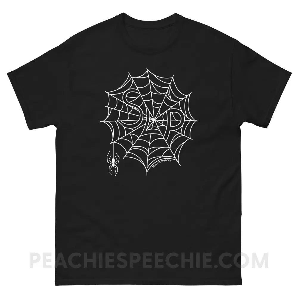Spider Web SLP Basic Tee - Black / S - T-Shirt peachiespeechie.com