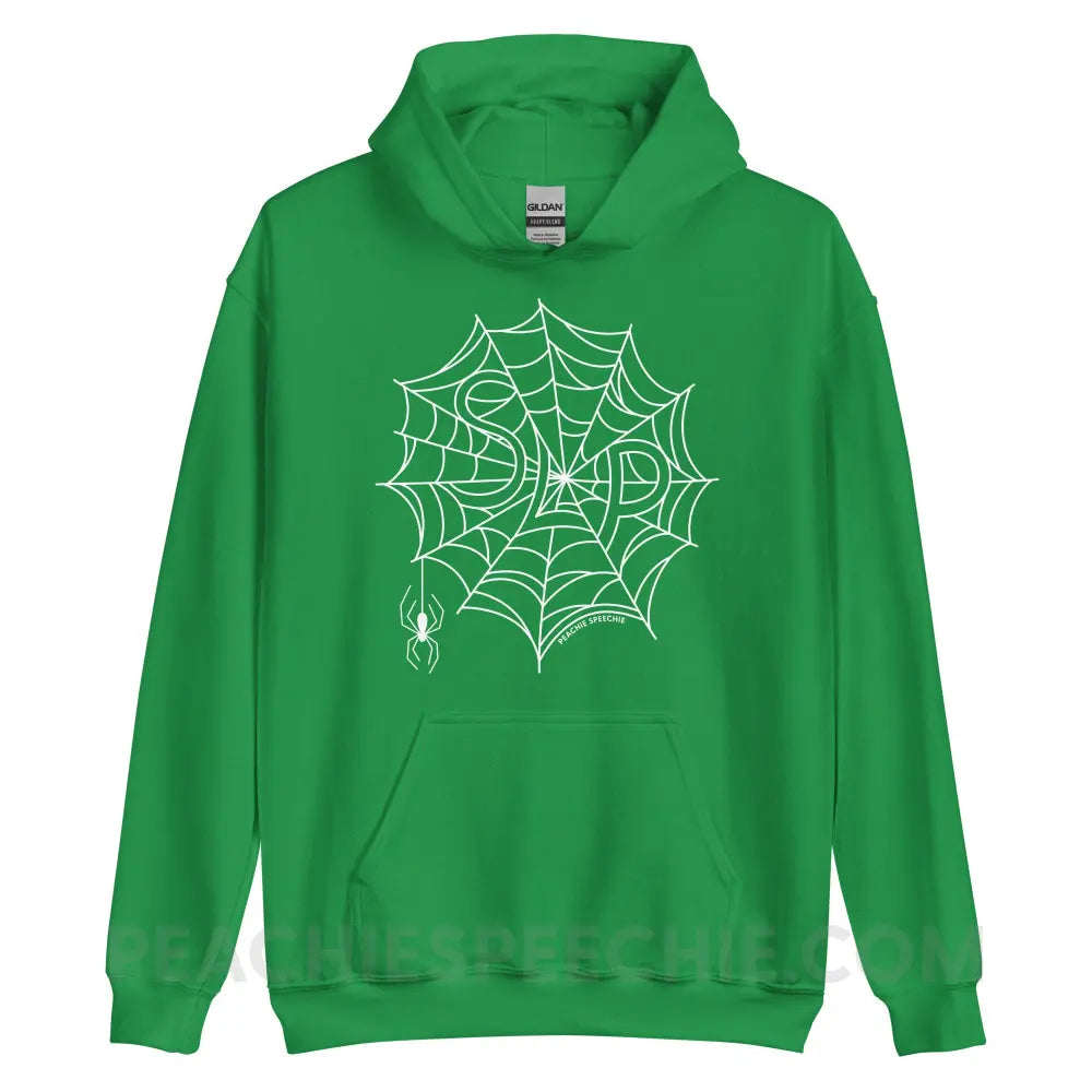 Spider Web SLP Classic Hoodie - Irish Green / S - peachiespeechie.com