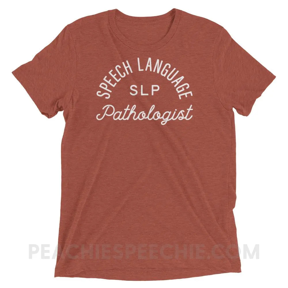SLP Stamp Tri-Blend Tee - Clay Triblend / 3XL - T-Shirts & Tops peachiespeechie.com