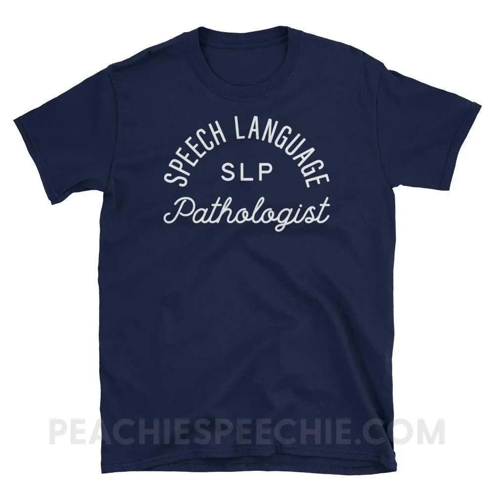 SLP Stamp Classic Tee - Navy / S - T-Shirts & Tops peachiespeechie.com