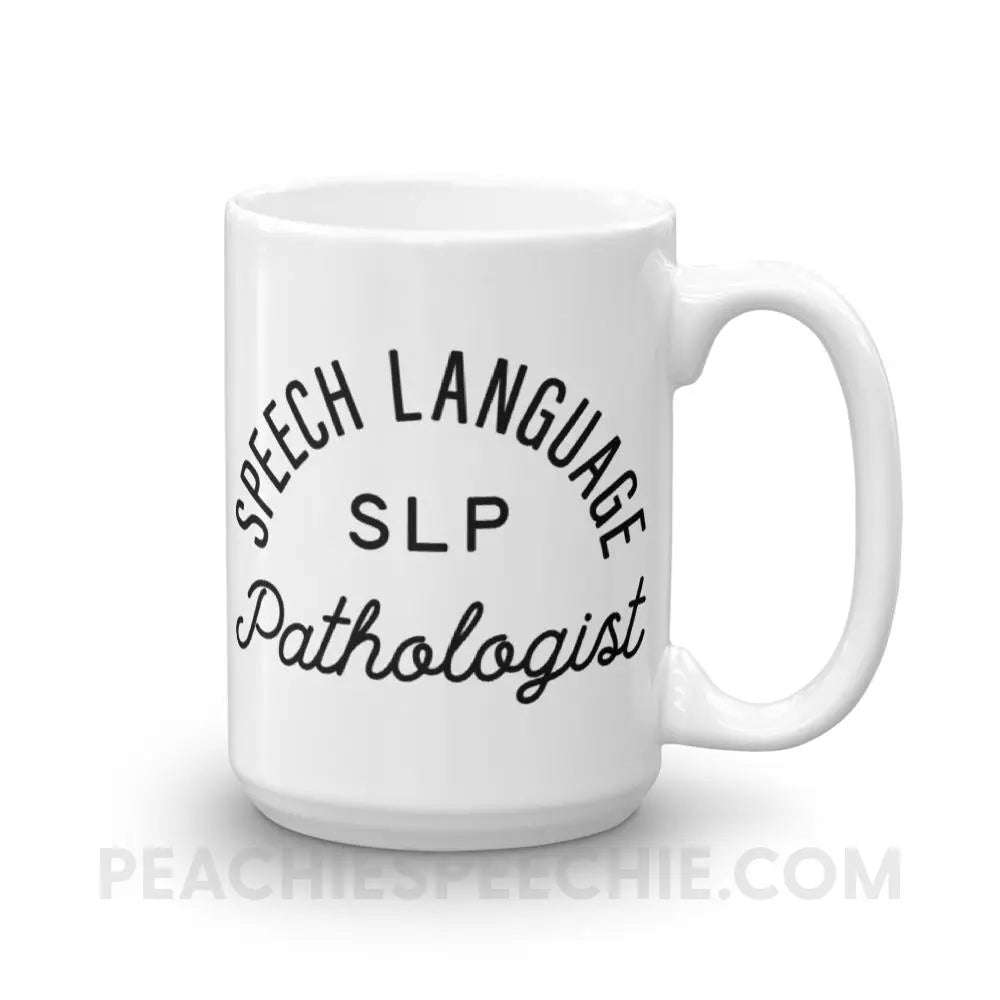 SLP Stamp Coffee Mug - 15oz - Mugs peachiespeechie.com