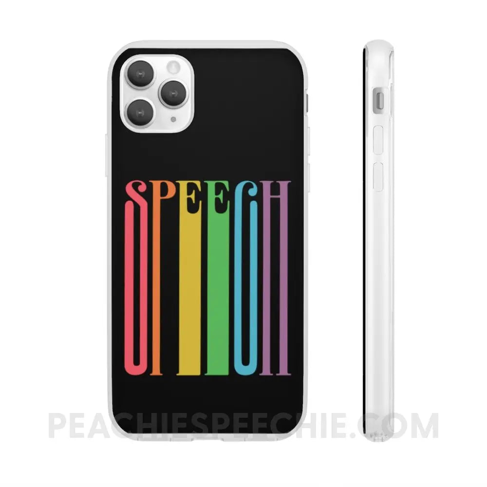 Fun Stretchy Rainbow Phone Case (iPhone & Samsung) - iPhone 11 Pro Max - peachiespeechie.com
