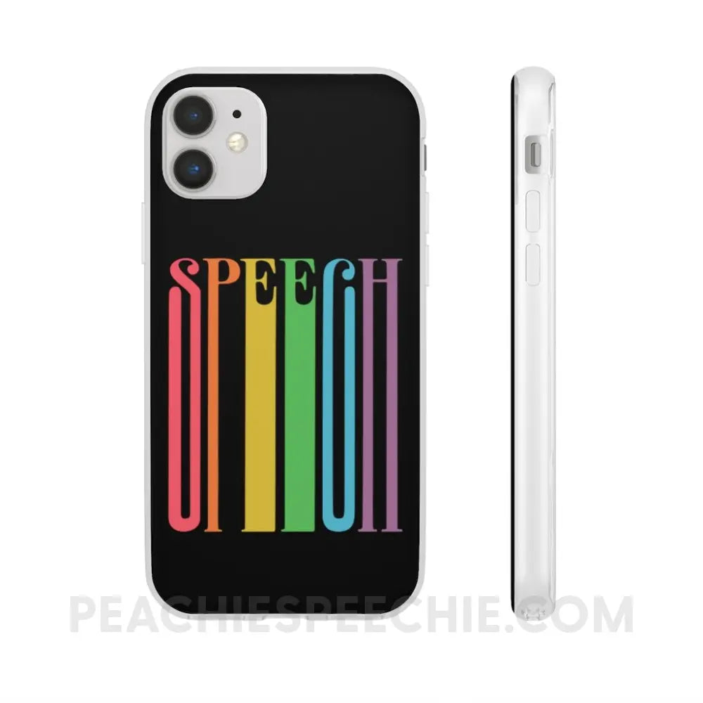Fun Stretchy Rainbow Phone Case (iPhone & Samsung) - iPhone 11 - peachiespeechie.com