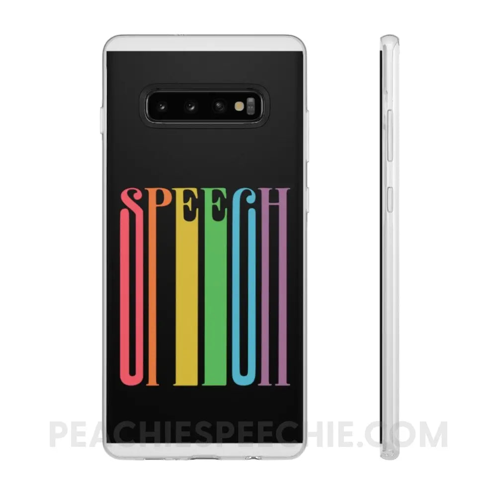 Fun Stretchy Rainbow Phone Case (iPhone & Samsung) - Samsung Galaxy S10 Plus - peachiespeechie.com