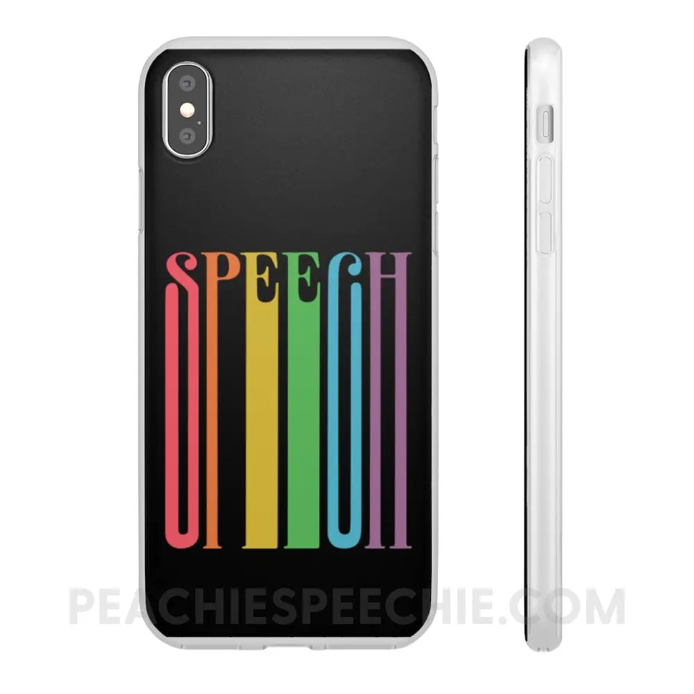 Fun Stretchy Rainbow Phone Case (iPhone & Samsung) - iPhone XS MAX - peachiespeechie.com
