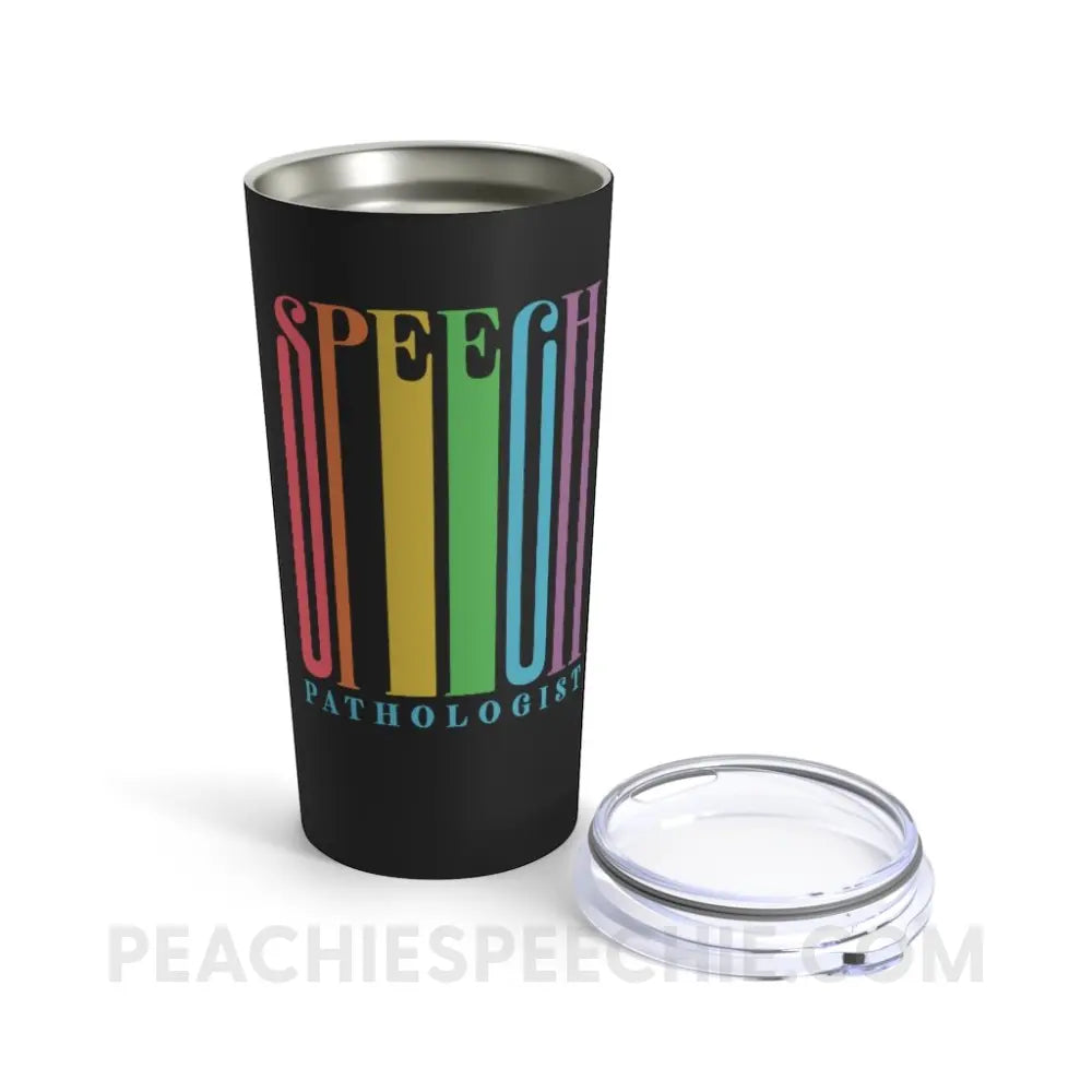 Stretchy Rainbow Speech Tumbler - Mugs peachiespeechie.com