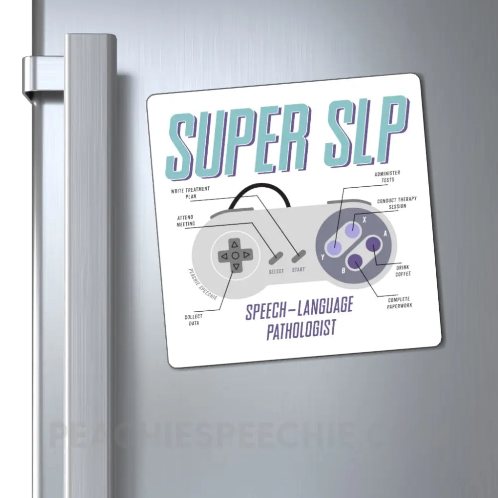 Super SLP Retro Controller Magnet - Paper products peachiespeechie.com