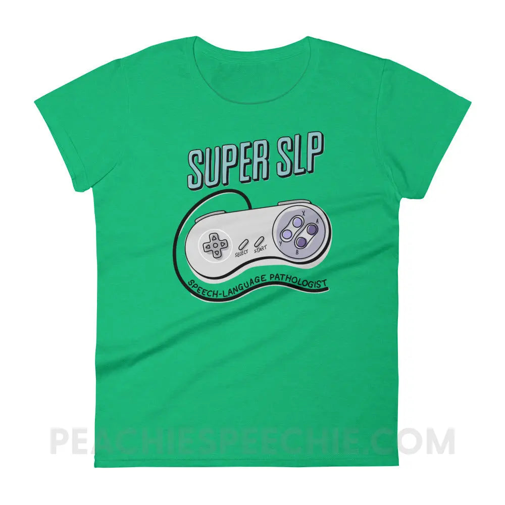 Super SLP Retro Controller Women’s Trendy Tee - peachiespeechie.com