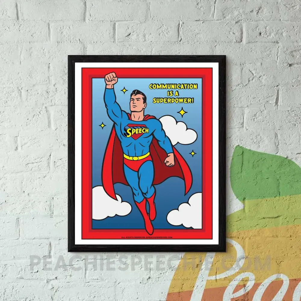 Super Speech Downloadable Poster & Activities - peachiespeechie.com