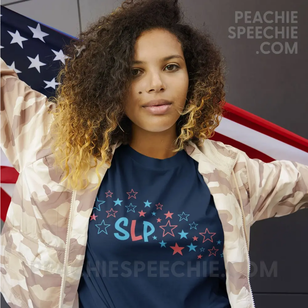 Superstar SLP Classic Tee - Navy / L - T-Shirt peachiespeechie.com