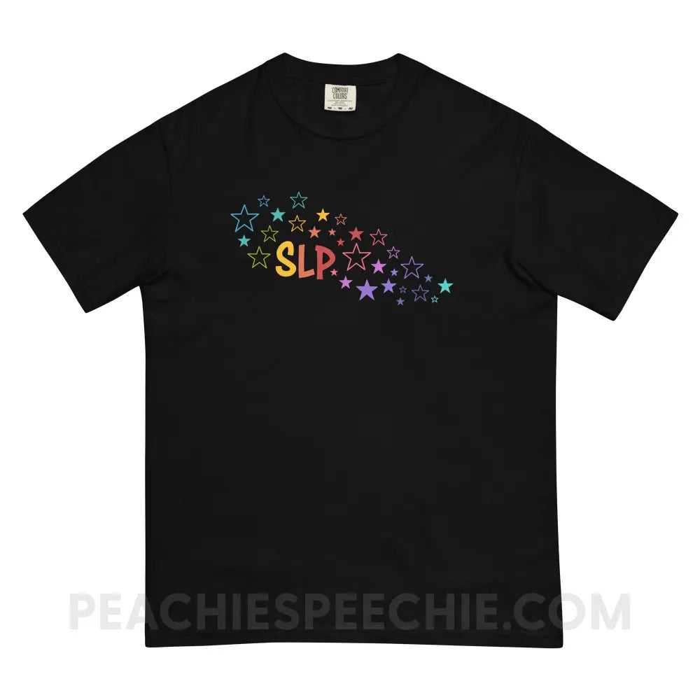 Superstar SLP Comfort Colors Tee - Black / S - T-Shirt peachiespeechie.com