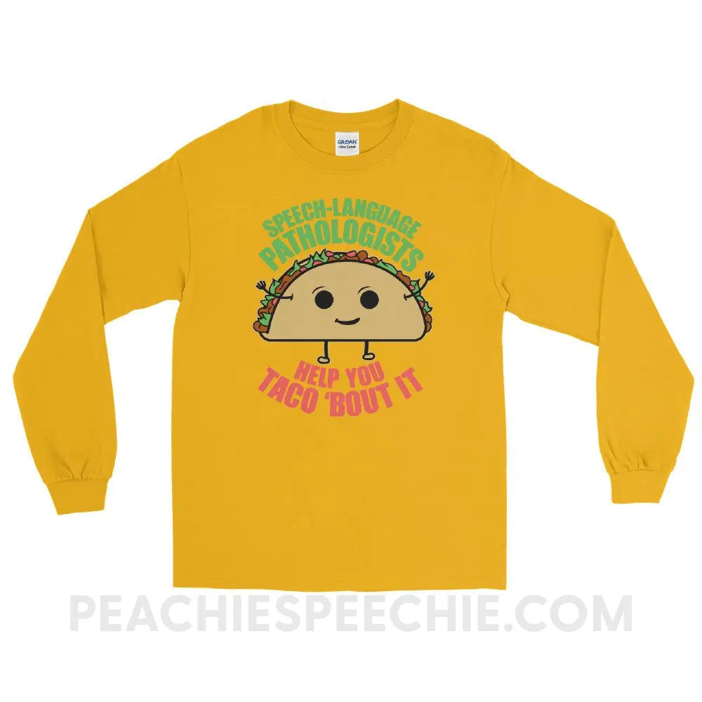 Taco ’Bout It Long Sleeve Tee - T-Shirts & Tops peachiespeechie.com