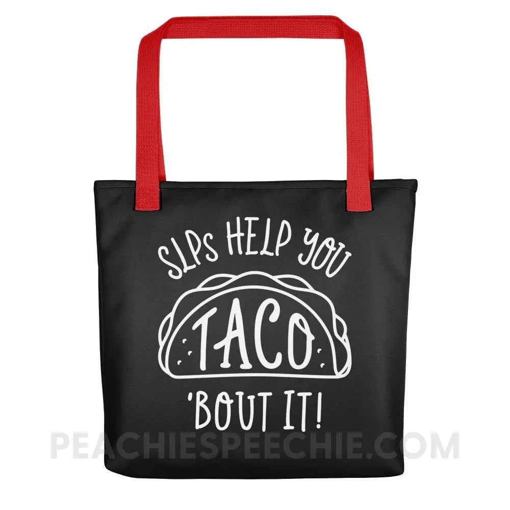 Taco’Bout It Tote Bag - Red - Bags peachiespeechie.com