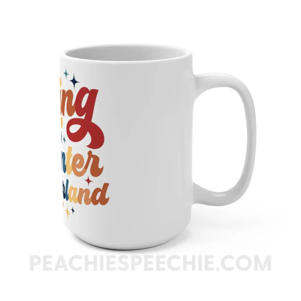 Talking In A Winter Wonderland Coffee Mug - peachiespeechie.com