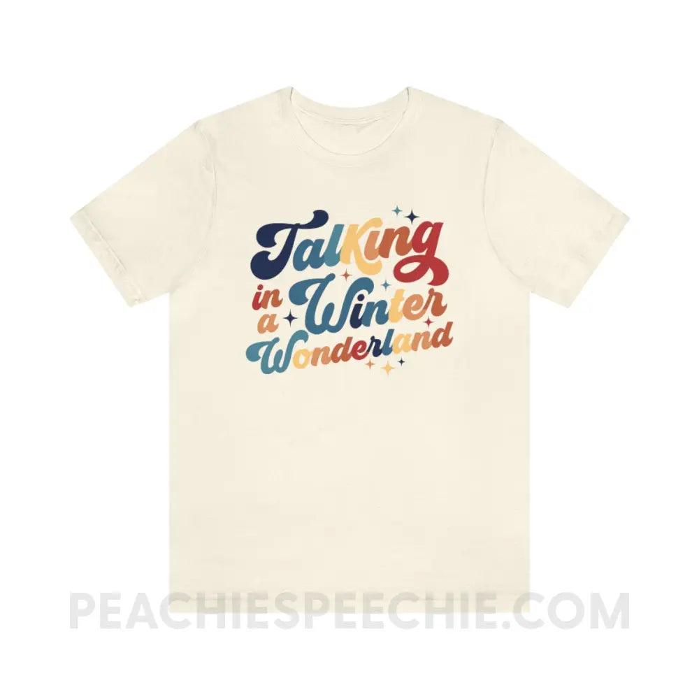 Talking In A Winter Wonderland Premium Soft Tee - T-Shirt peachiespeechie.com