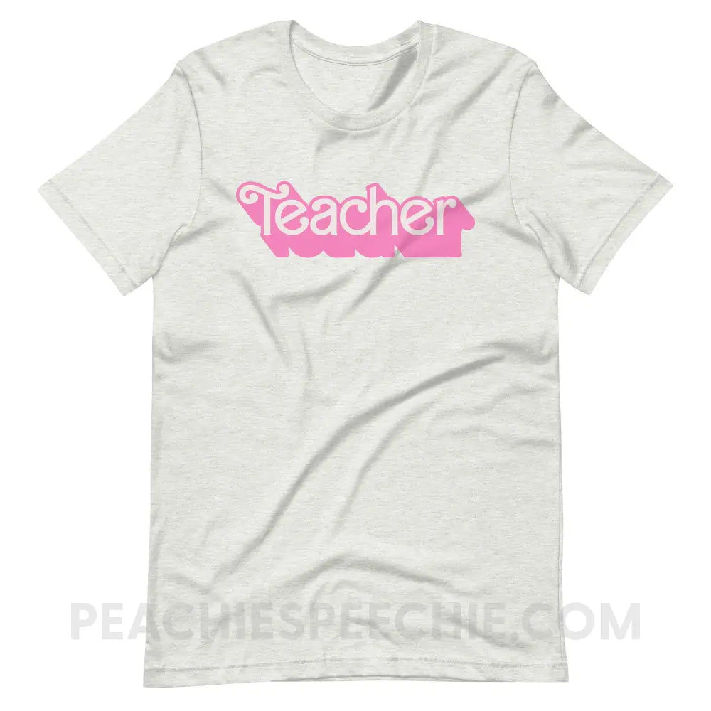 Teacher Doll Premium Soft Tee - Ash / S - peachiespeechie.com