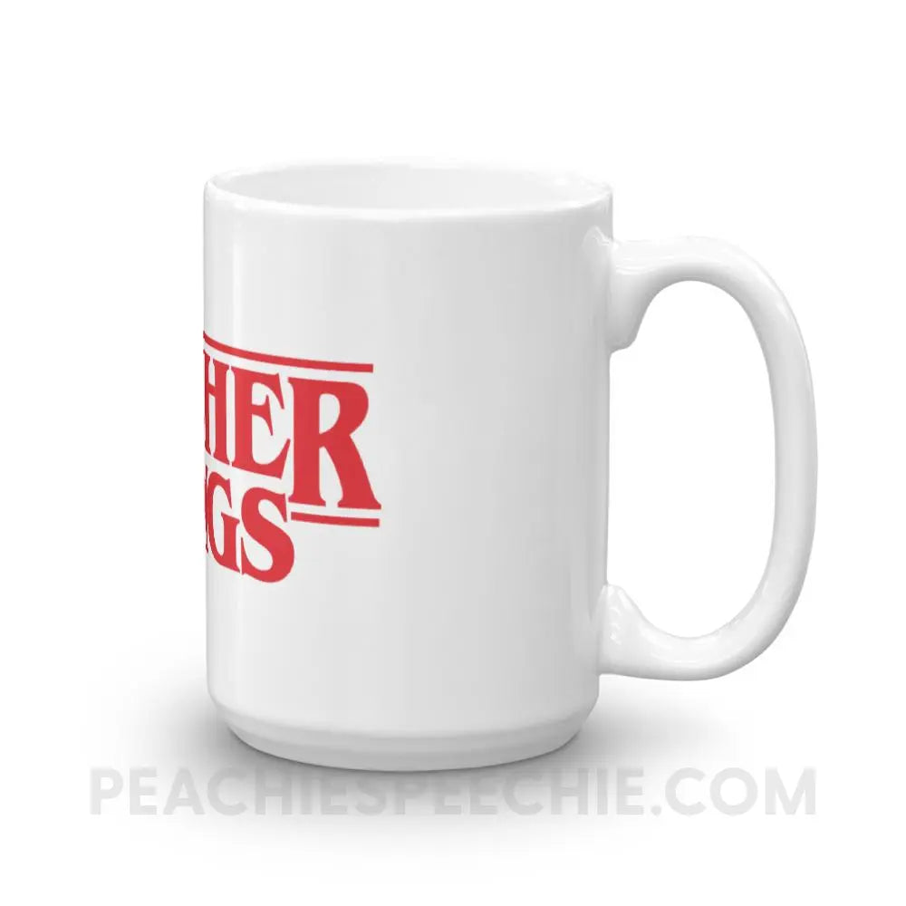 Teacher Things Coffee Mug - 15oz - Mugs peachiespeechie.com