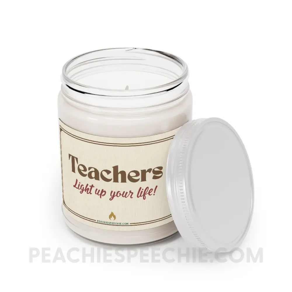 Teachers Light Up Your Life Candle - Home Decor peachiespeechie.com