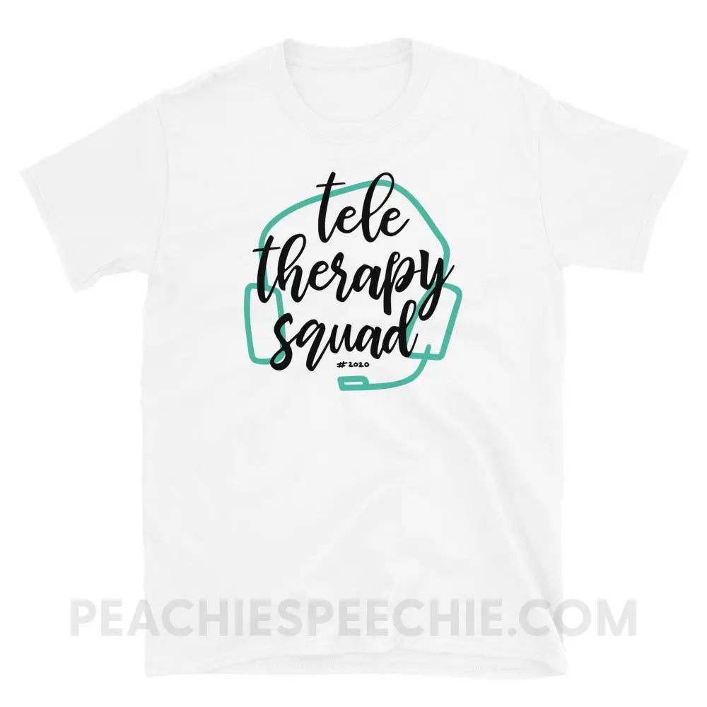 Teletherapy Squad Classic Tee - White / S - T-Shirts & Tops peachiespeechie.com