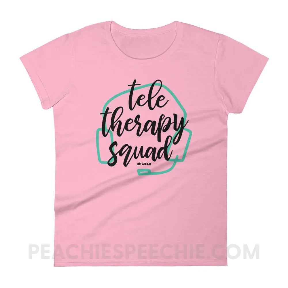 Teletherapy Squad Women’s Trendy Tee - Charity Pink / S T-Shirts & Tops peachiespeechie.com