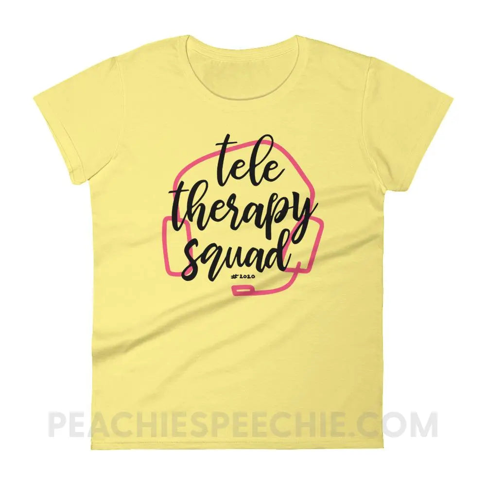 Teletherapy Squad Women’s Trendy Tee - T-Shirts & Tops peachiespeechie.com