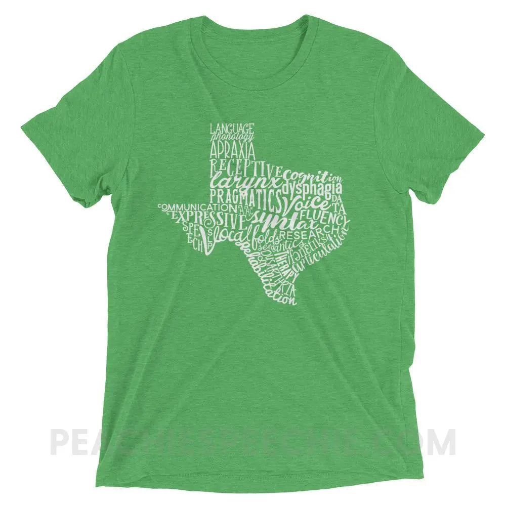Texas SLP Tri-Blend Tee - T-Shirts & Tops peachiespeechie.com