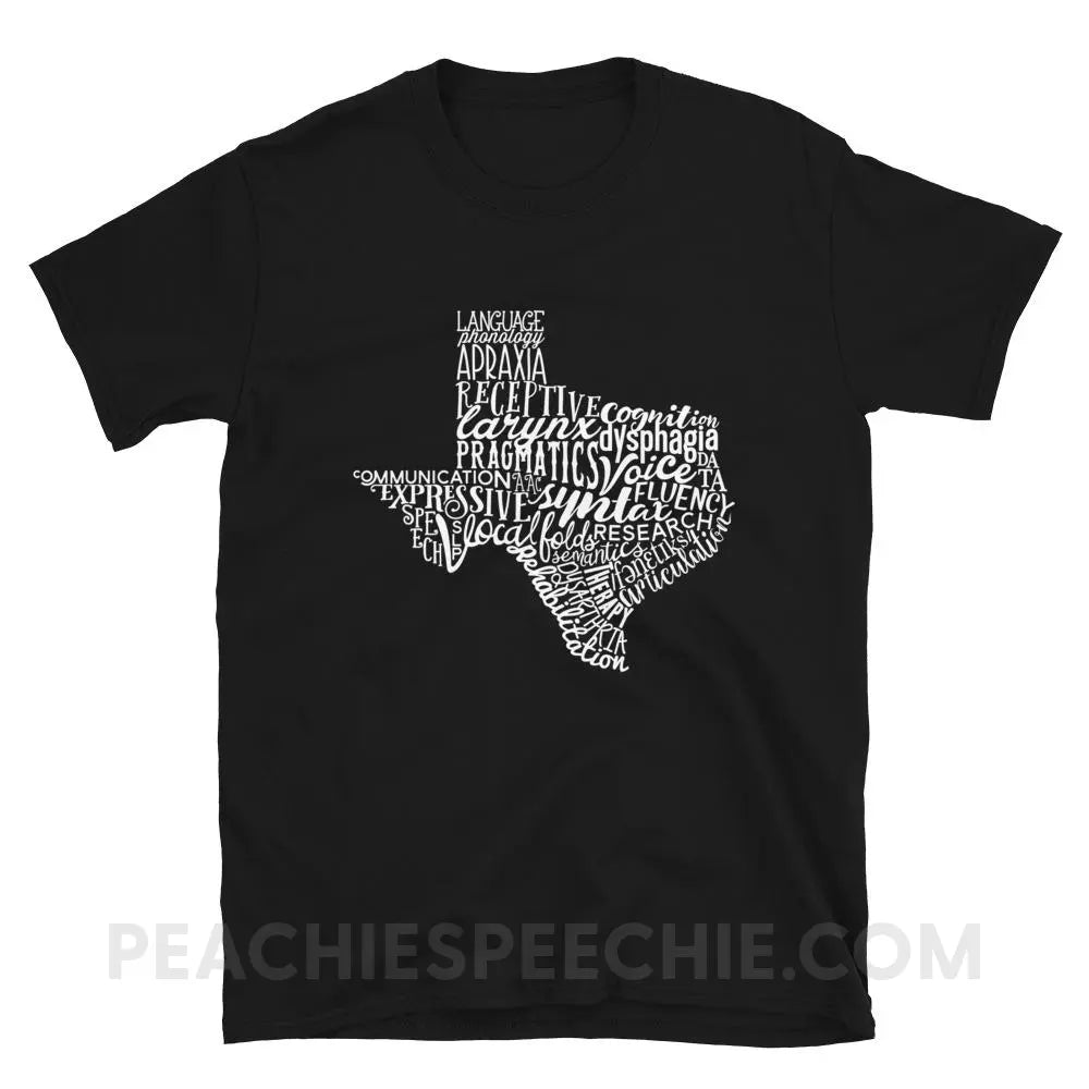 Texas SLP Classic Tee - Black / S - T-Shirts & Tops peachiespeechie.com