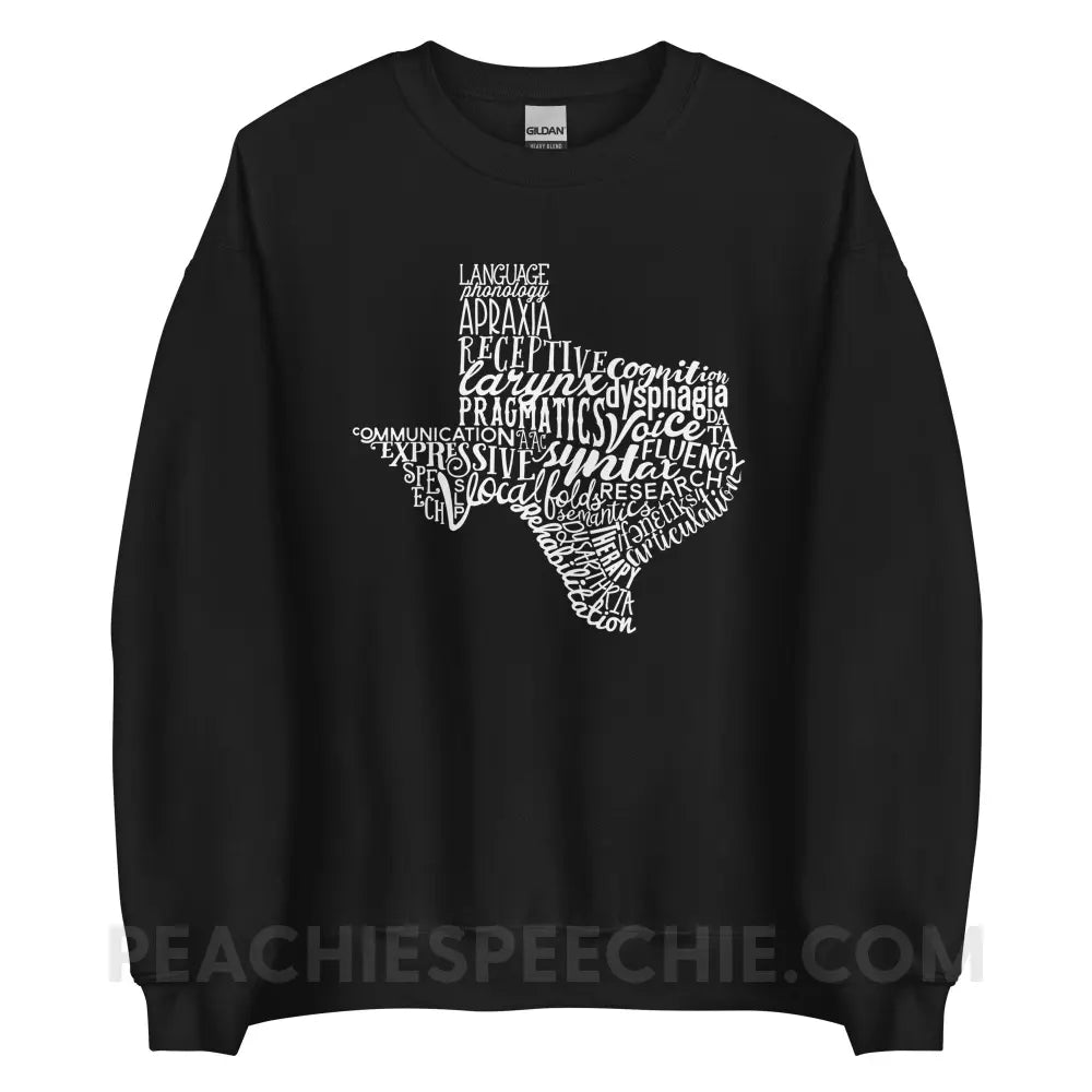 Texas SLP Classic Sweatshirt - Black / M - peachiespeechie.com