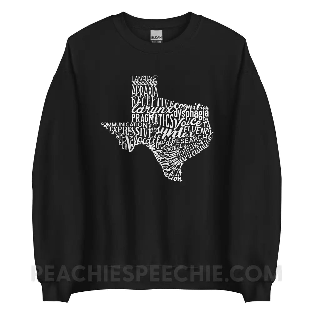 Texas SLP Classic Sweatshirt - Black / M - peachiespeechie.com
