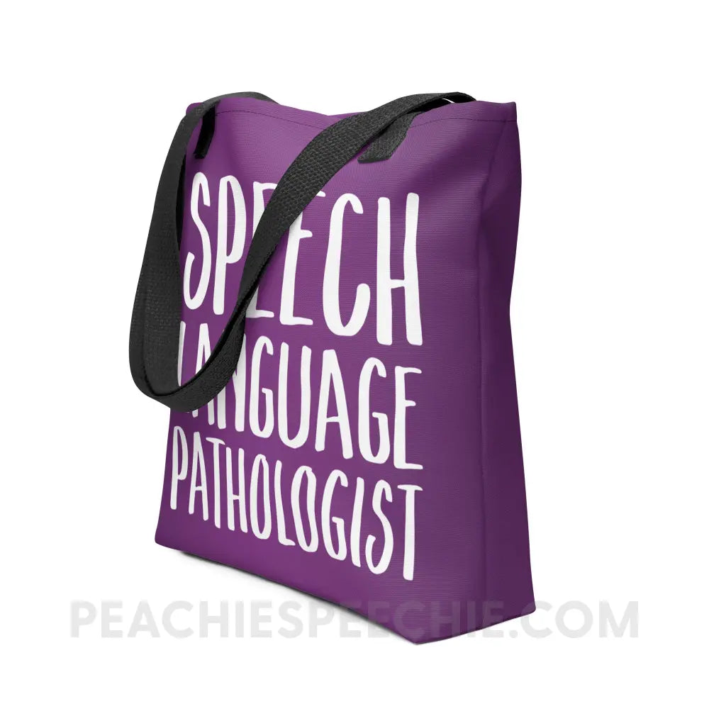 SLP Job Title Tote Bag - Bags peachiespeechie.com