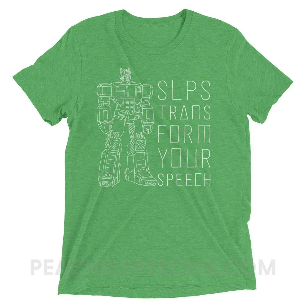 Transform Speech Tri - Blend Tee - T - Shirts & Tops peachiespeechie.com