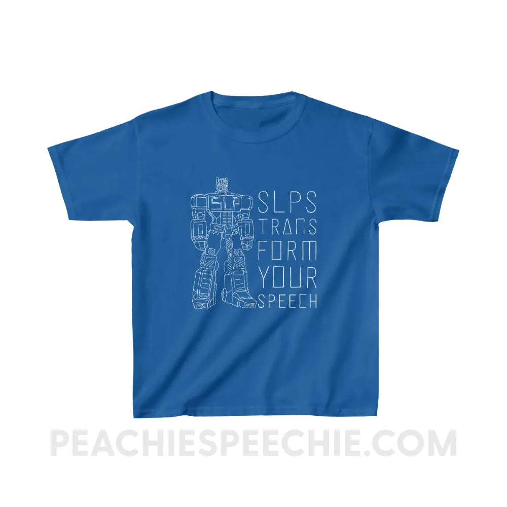Transform Speech Youth Shirt - Royal / XS - Kids clothes peachiespeechie.com