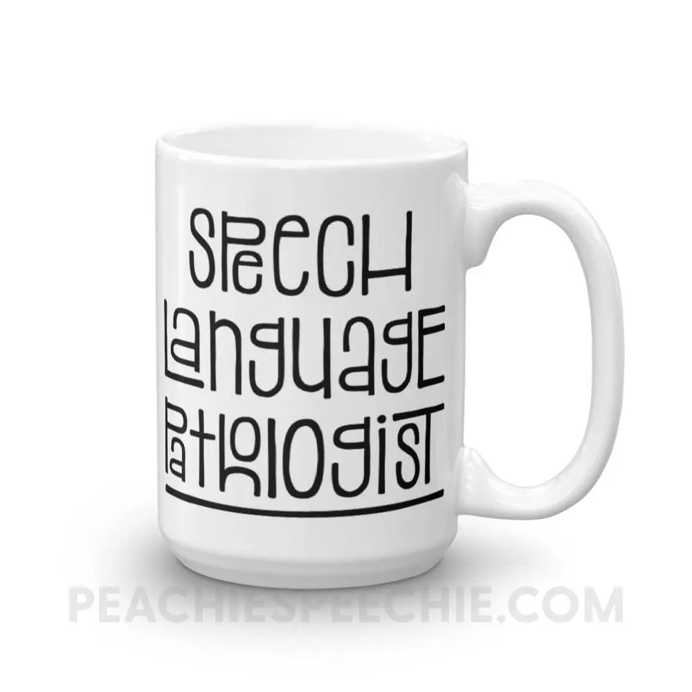 Fun Type SLP Coffee Mug - 15oz - Mugs peachiespeechie.com