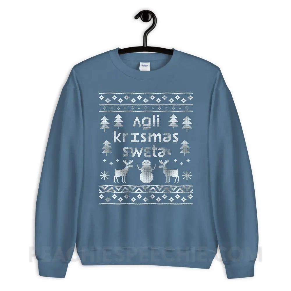 Ugly Christmas Sweater Classic Sweatshirt