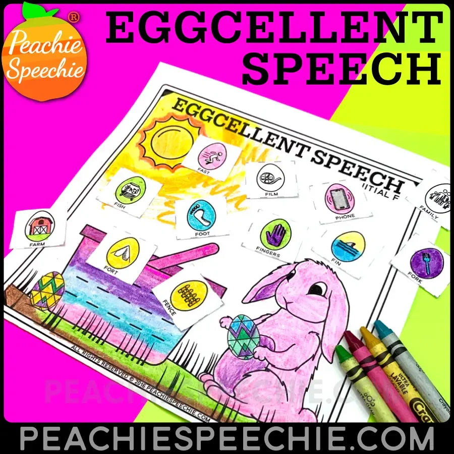 The Ultimate Speech Therapy Craft BUNDLE - Materials peachiespeechie.com