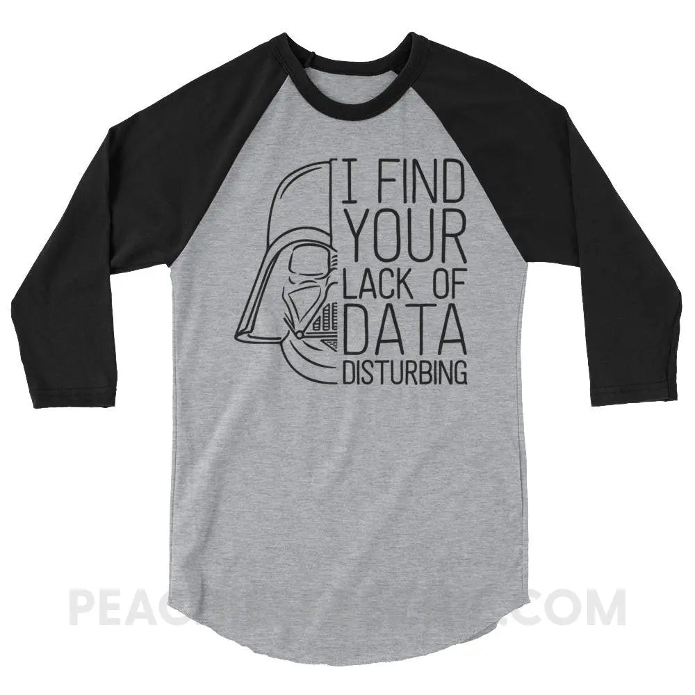 Vader Baseball Tee - Heather Grey/Black / XS T-Shirts & Tops peachiespeechie.com